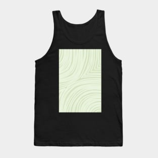 Mint green geometric line art Tank Top